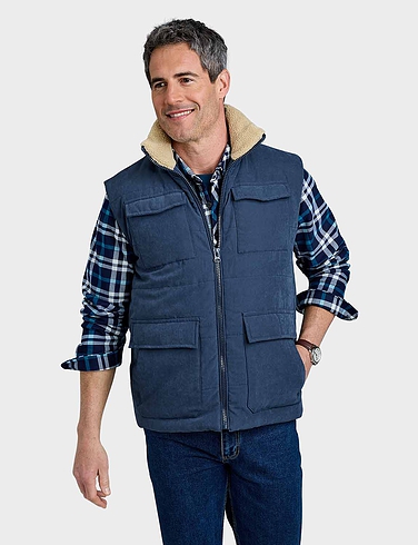 Pegasus Sherpa Lined Padded Gilet - MA329